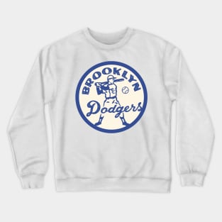 Old Baseball Brooklyn  Dodgers Crewneck Sweatshirt